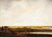 Aelbert Cuyp Panoramic Landscape with Shepherds oil on canvas